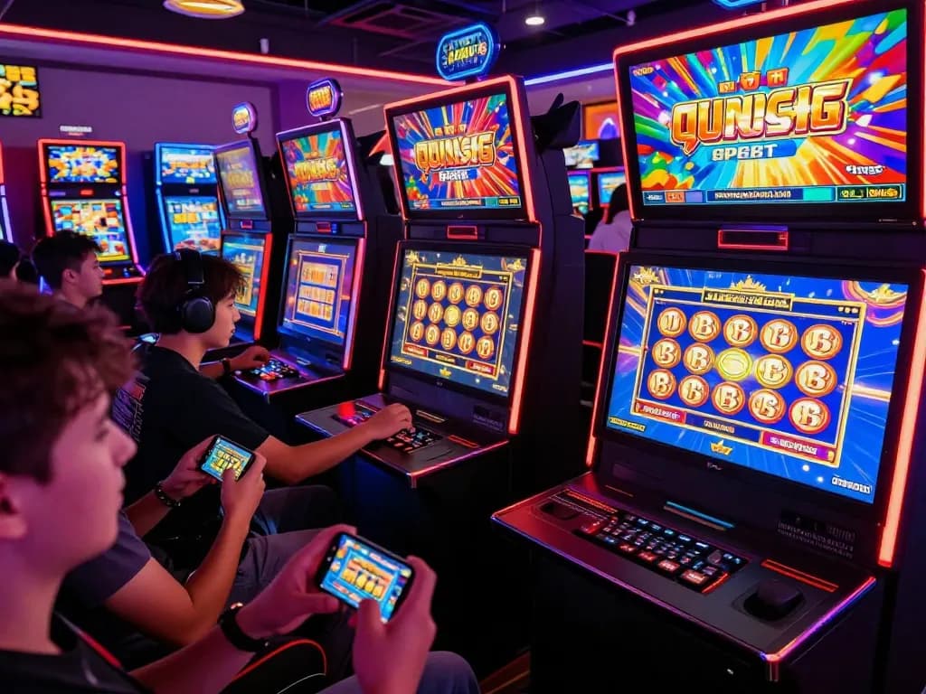Players enjoying slot bet 200 in an exciting online gaming environment with vibrant visuals.
