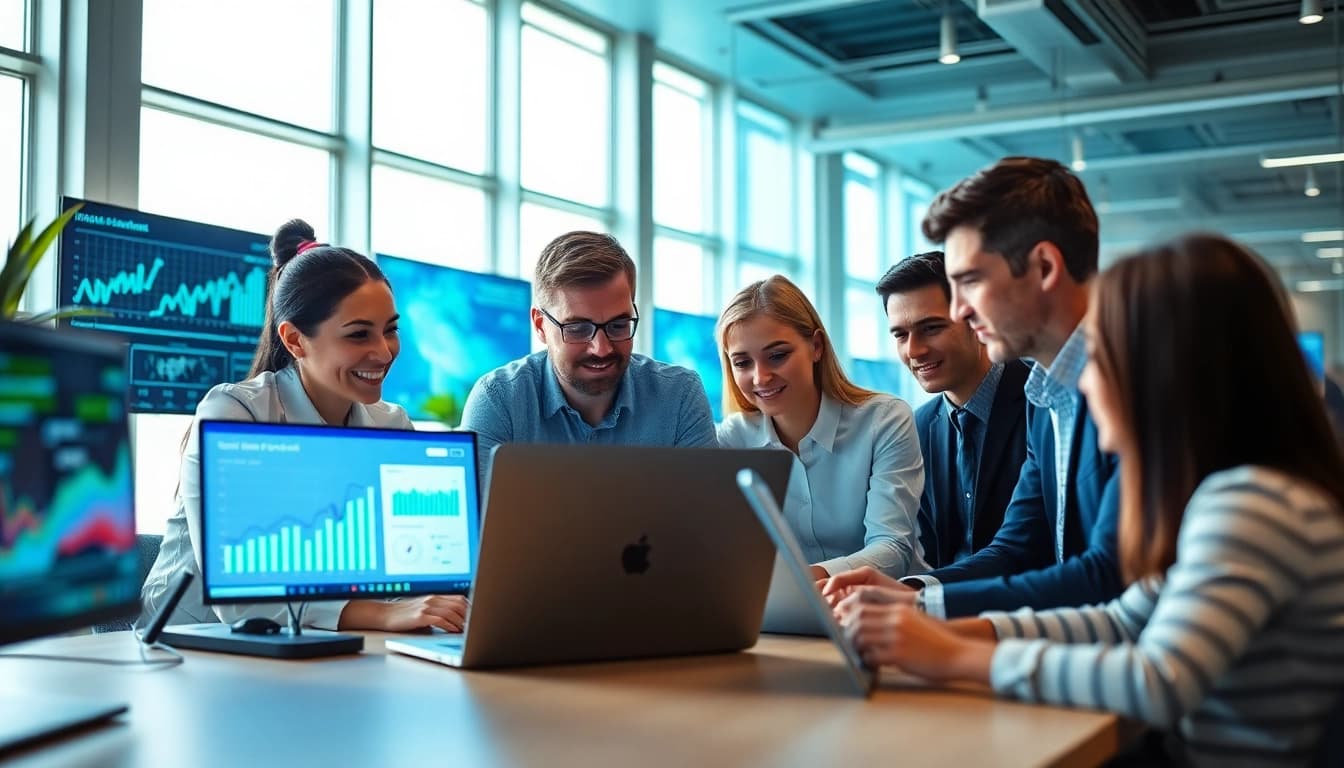 Maximize efficiency with managed it services near me in a modern office environment.
