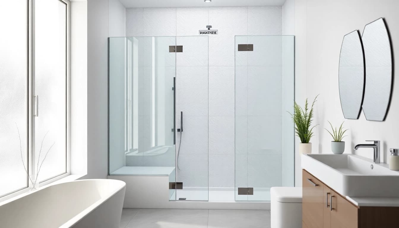 Erleben Sie die elegante sonni Duschkabine mit modernem Design und gläsernen Trennwänden.