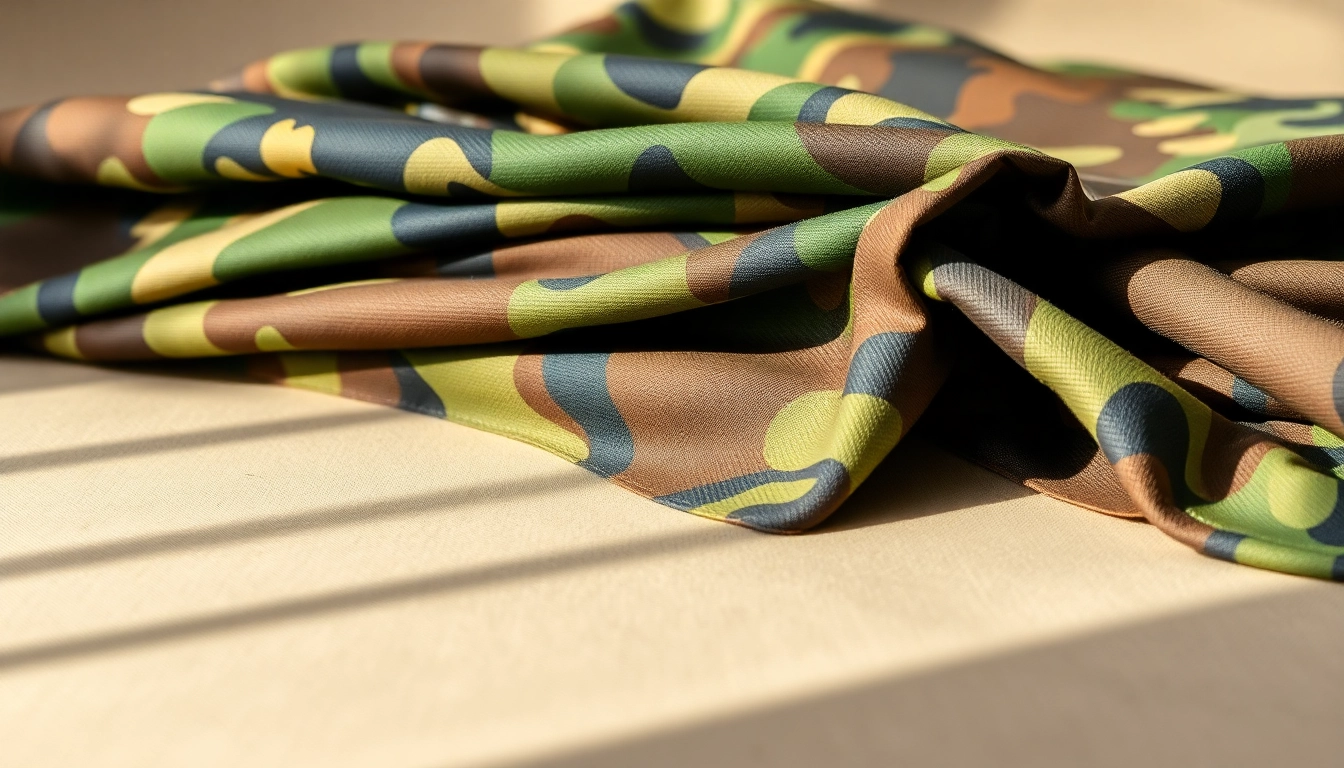 Ontdek camouflage stoffen met unieke texturen en ontwerpen voor diverse toepassingen.
