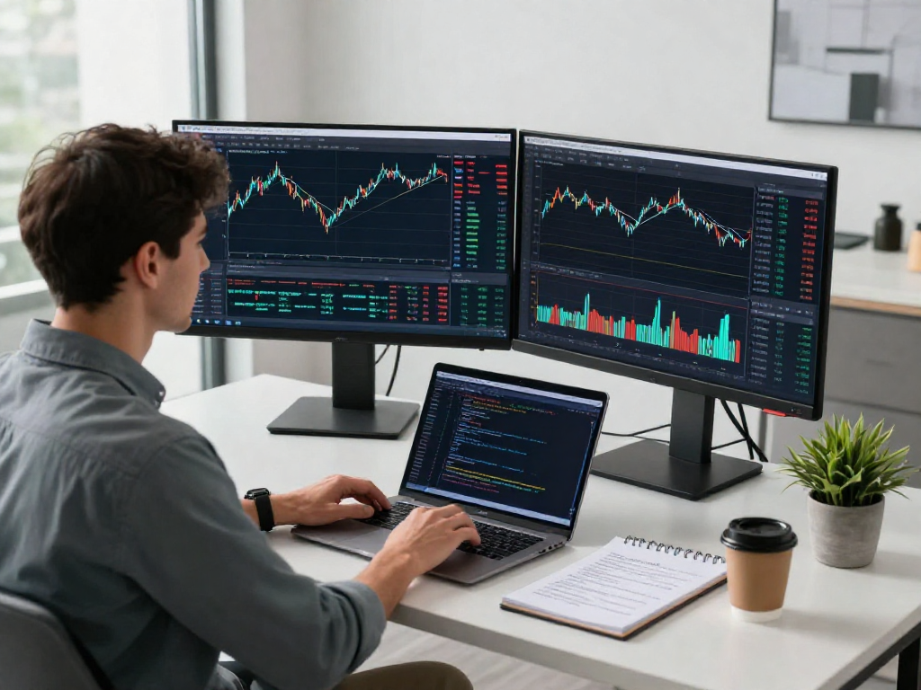 在 MetaTrader 5 平台上，交易者使用先进的图表工具和市场深度分析，展示其多功能性和效率。