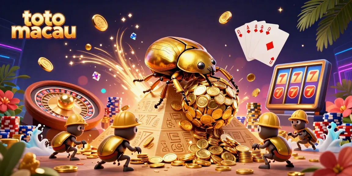 Menangkan permainan toto macau dengan simbol kasino yang menarik dan elemen keberuntungan.