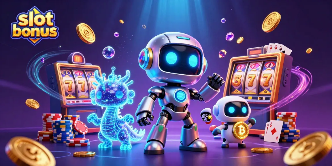 Experience the excitement of slot bonus rewards with vibrant 3D casino characters and dynamic gaming elements.