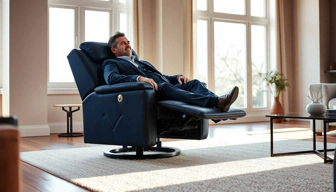 Comfortable lift recliner chairs for tall men enhancing relaxation in a stylish living room.