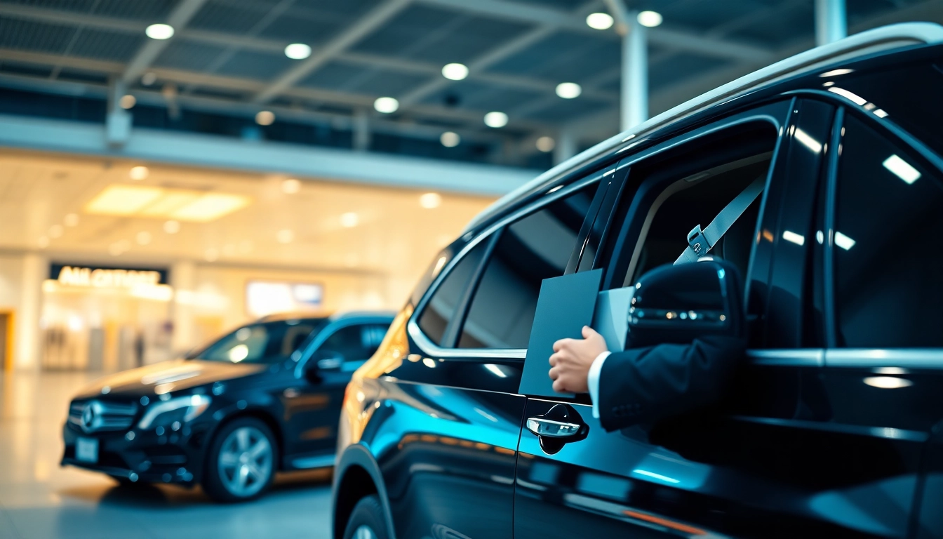 Experience Private Airport Transfers with professional service and luxury vehicles in an urban environment.