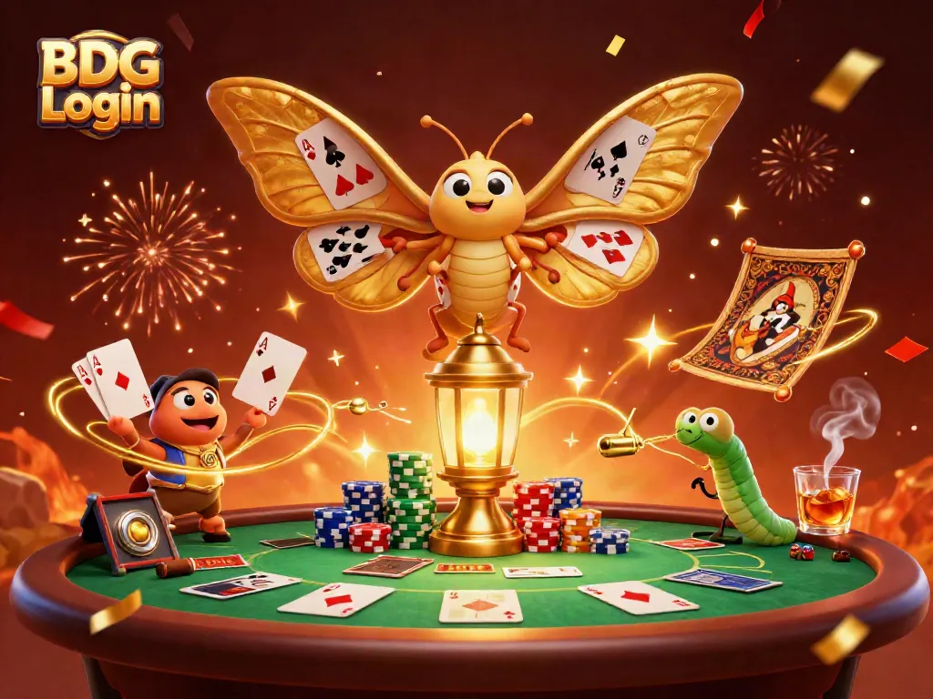 Experience the thrill of BDG Login with vibrant casino scenes and captivating characters.
