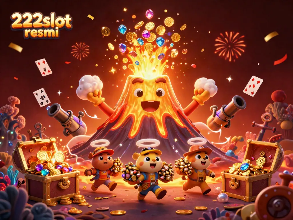 Menangkan jackpot dengan 222slot resmi, volcano berhadiah dan harta perhiasan di tengah keseruan permainan kasino.