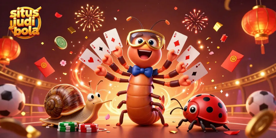 Experience thrilling betting with situs judi bola as dynamic characters feature festive sports elements and engaging activities.