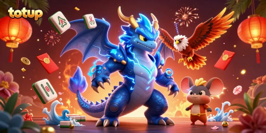 Enhance your gaming experience with totoup as animated characters interact in an exciting casino scene.