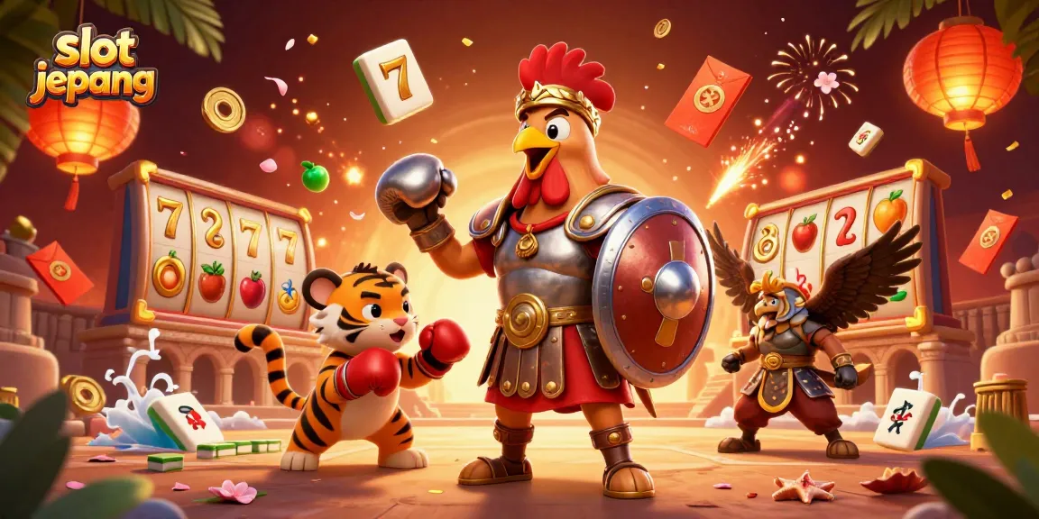 Experience slot jepang with vibrant characters and lively game elements in a dynamic 3D scene.