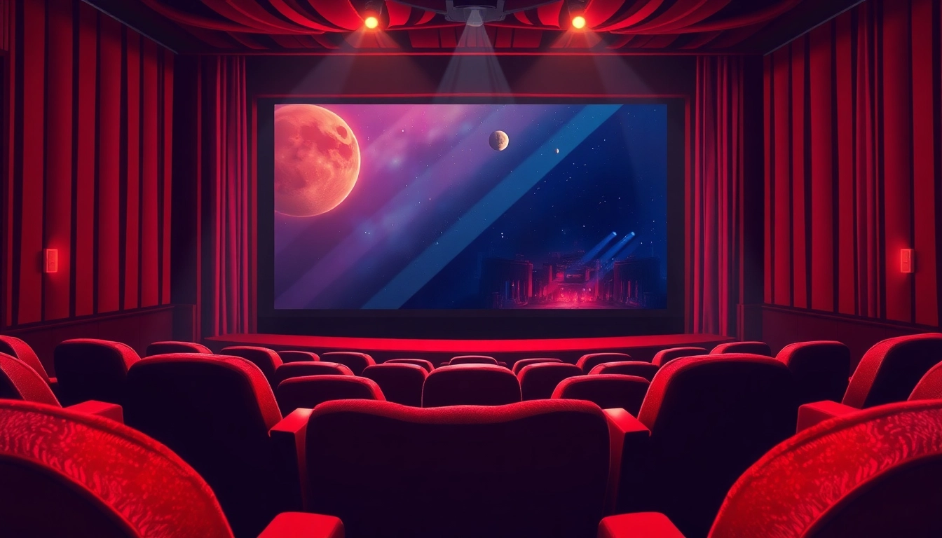ดูหนังในโรงภาพยนตร์ที่มีบรรยากาศน่าตื่นเต้นด้วยเก้าอี้นั่งสบาย