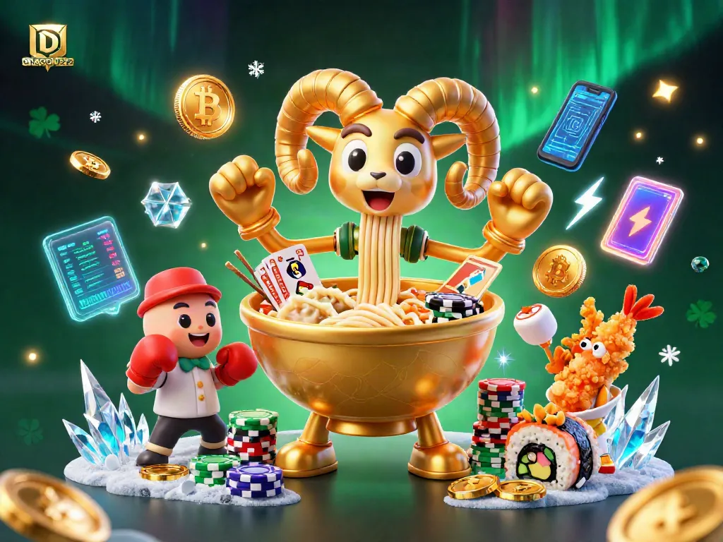 Engage with DRAGON222's thrilling gaming world featuring animated characters and crypto elements.
