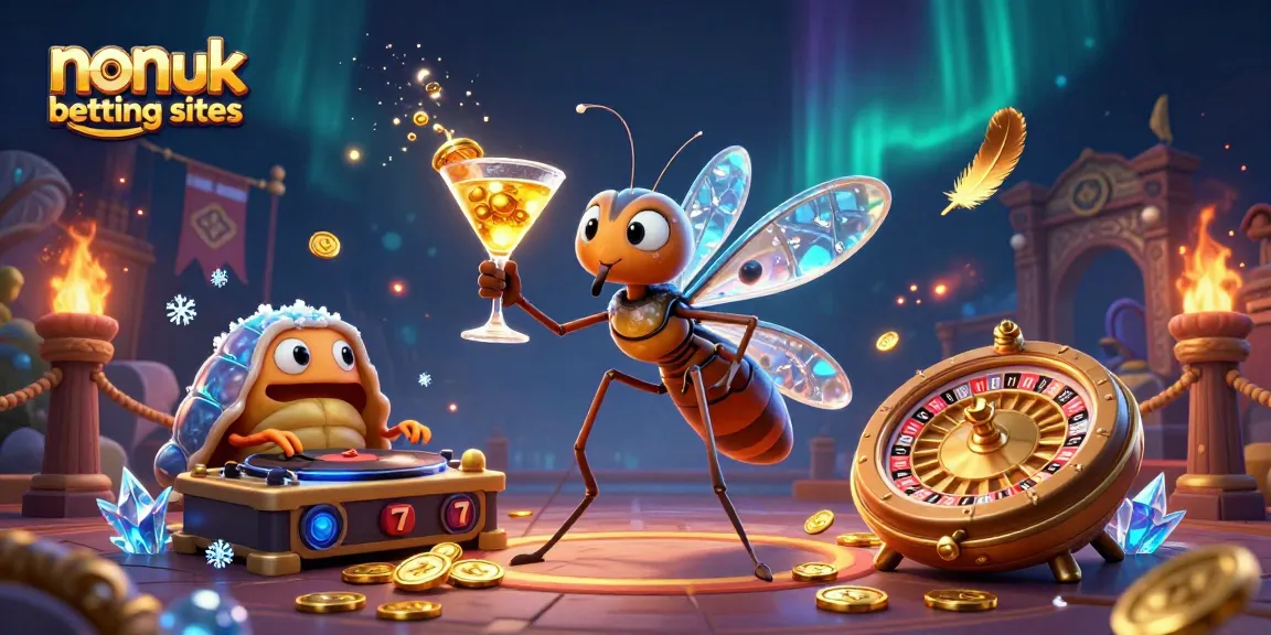 Engage with non UK betting sites featuring a unique 3D casino mascot and lively gaming elements.