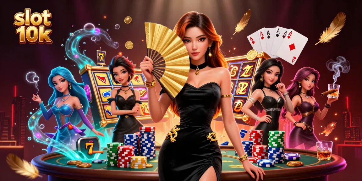 Win big with slot 10k in a captivating gaming experience featuring vibrant reels and chips.