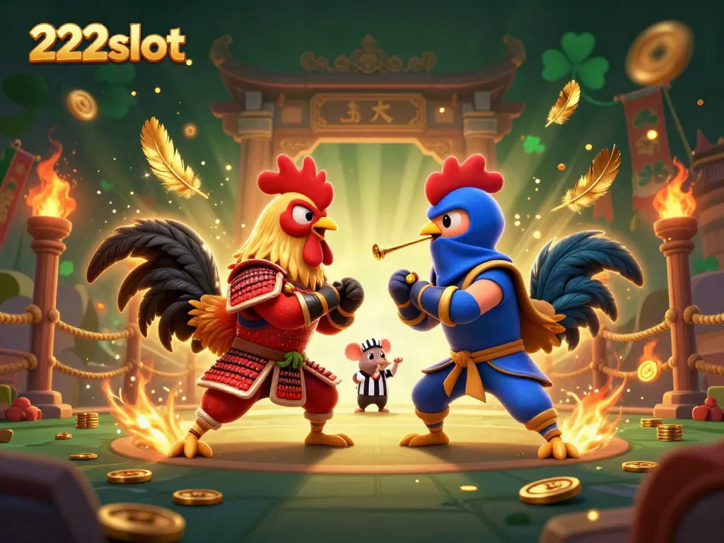 Rasakan kegembiraan bermain 222slot dengan duel ayam tempur unik di arena berkilau.