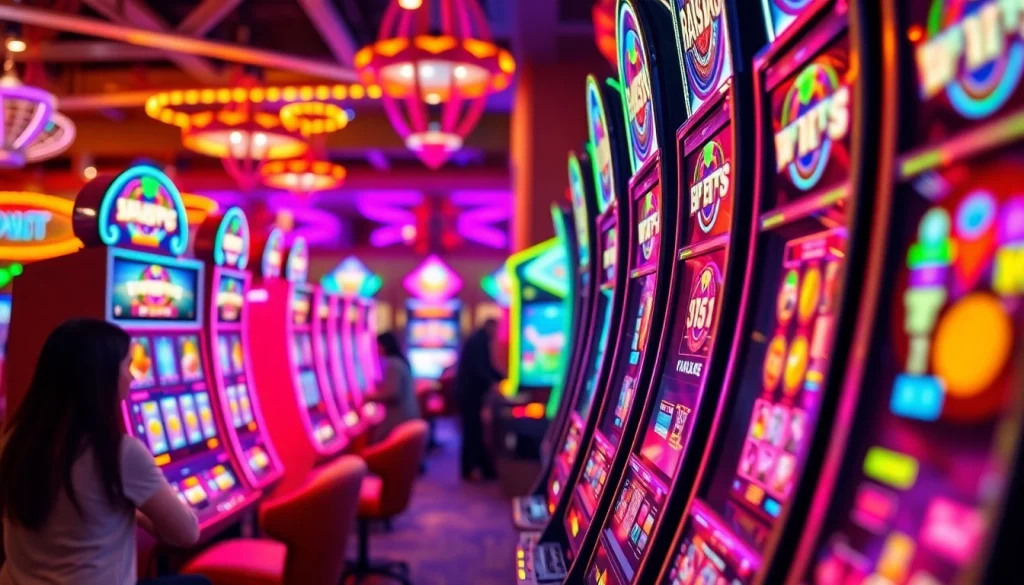 Jelajahi pakde4d slot dengan mesin permainan yang menarik dan interaktif di lingkungan kasino yang penuh warna.