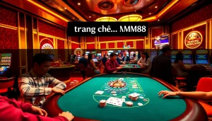 Experience the thrill of gambling at Trang chủ MM88, featuring lively poker and roulette games.