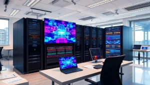 Enhance your server capabilities with virtualization Fredericksburg in a modern office environment.