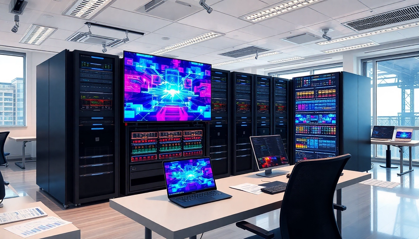 Enhance your server capabilities with virtualization Fredericksburg in a modern office environment.