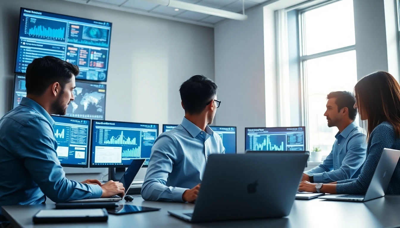 Data Breach Prevention Tampa cybersecurity team analyzing data for enhanced security measures.