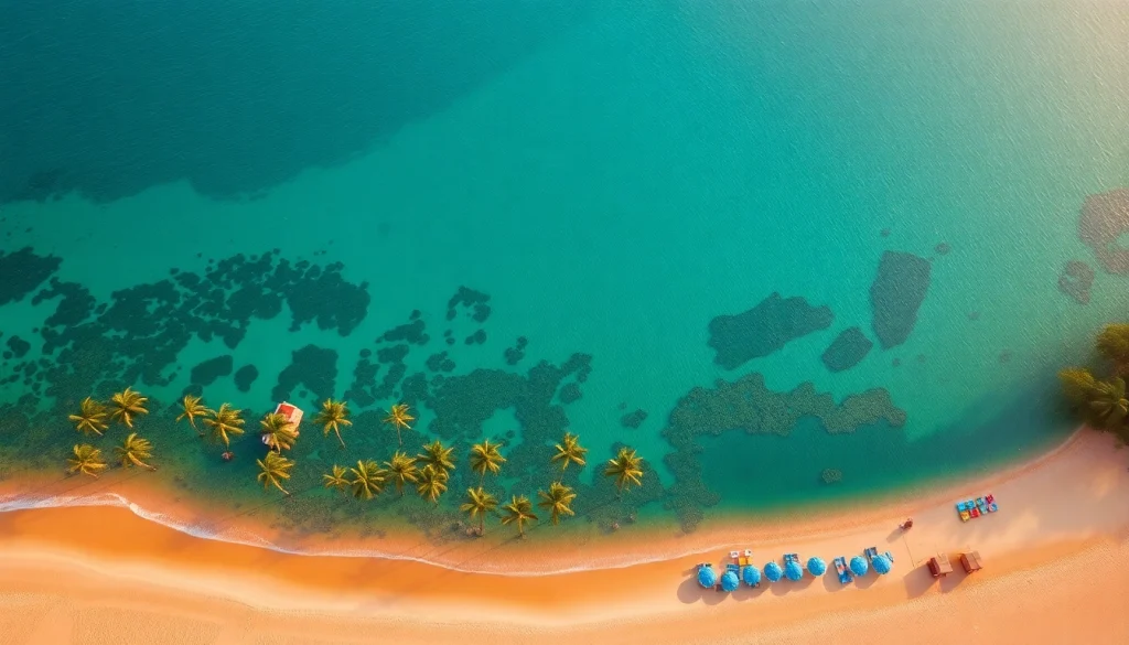 Vista aérea deslumbrante de Paripueira, com praias intocadas e piscinas naturais.