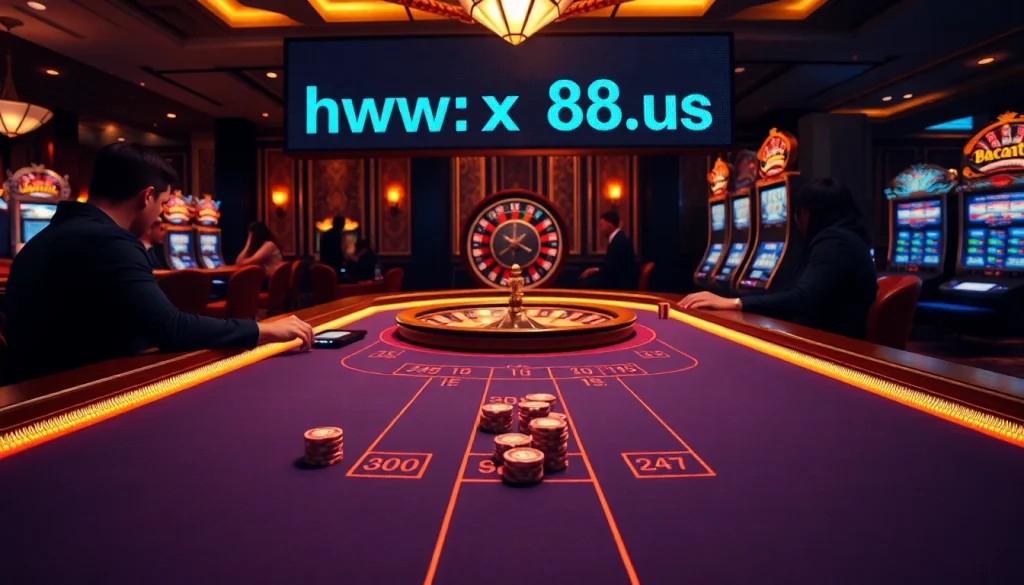 Experience thrilling baccarat and casino action at https://xx88.us/ with vibrant lights and exquisite gameplay.