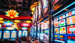 หมุน 918kiss slot ที่มีแสงสีสว่างและบรรยากาศที่น่าตื่นเต้นในคาสิโน