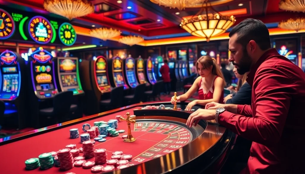 Experience the thrill of 7m betting with vibrant casino visuals showcasing dynamic poker action.