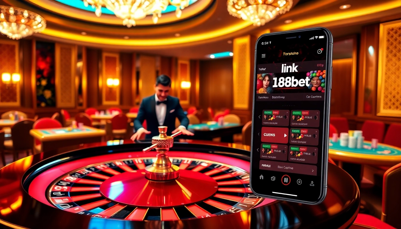 Experience excitement at 188bet's link through professional casino gaming and betting.