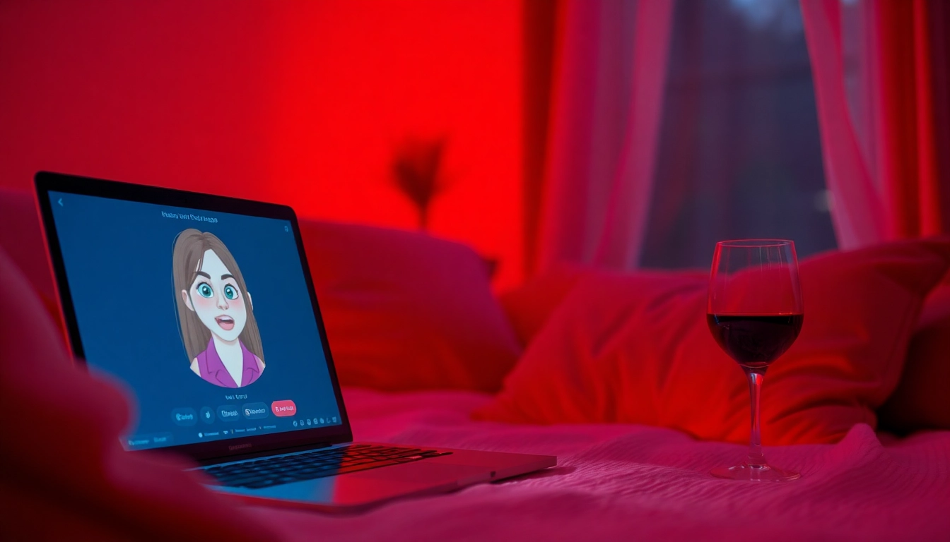 Engage in NSFW AI chat within a cozy, intimate digital setting.