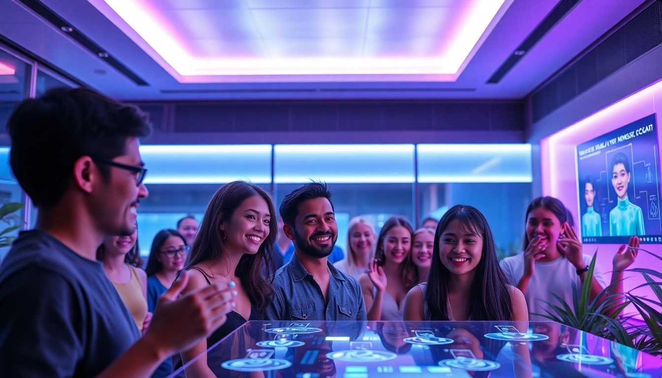 Interactive digital environment showcasing nsfw character ai chat applications and user engagement.