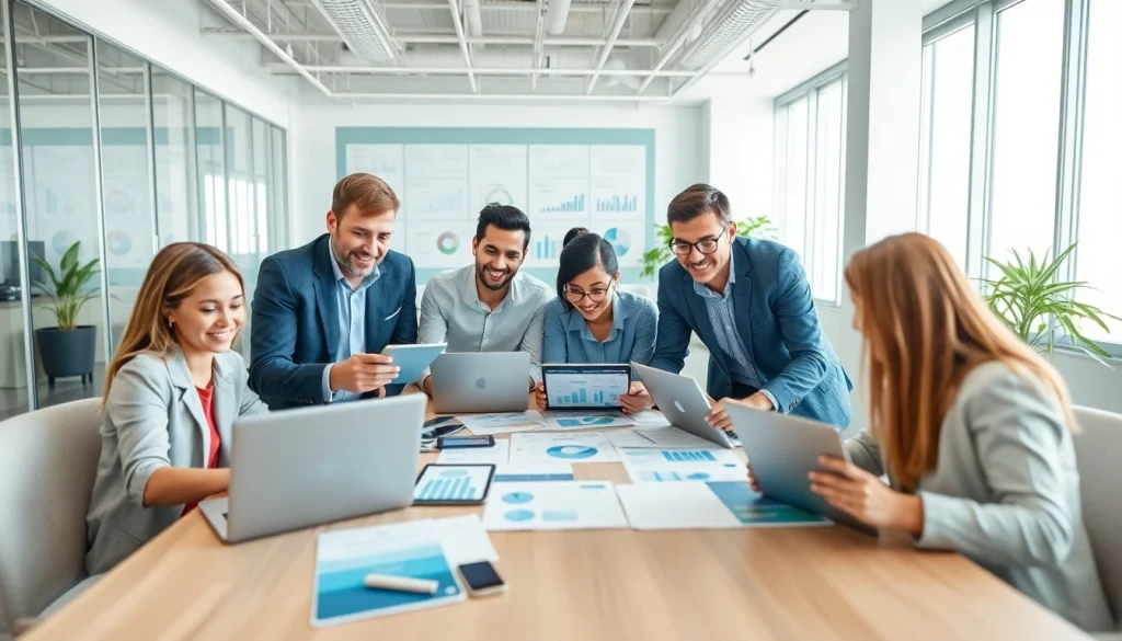 展示团队协作与科技的动态工作空间，突出 wps官网 的创新解决方案。