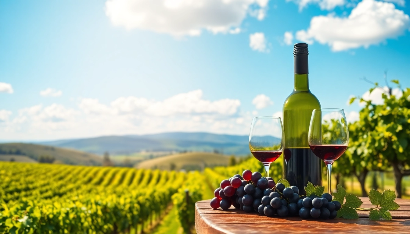 Enjoy scenic wineries in Clarksburg with lush vineyards and elegant wine presentation.