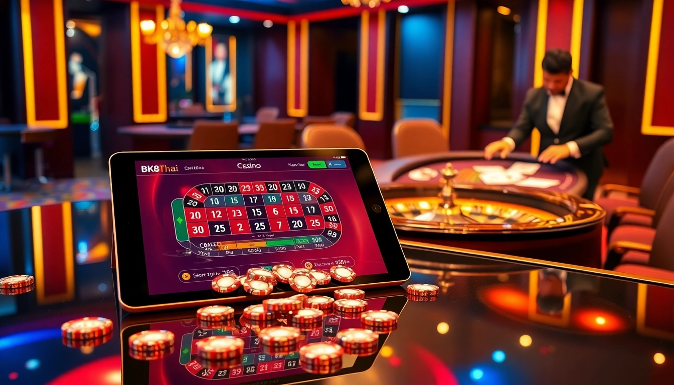 BK8Thai exciting online casino experience with professional dealers and vibrant gaming atmosphere.
