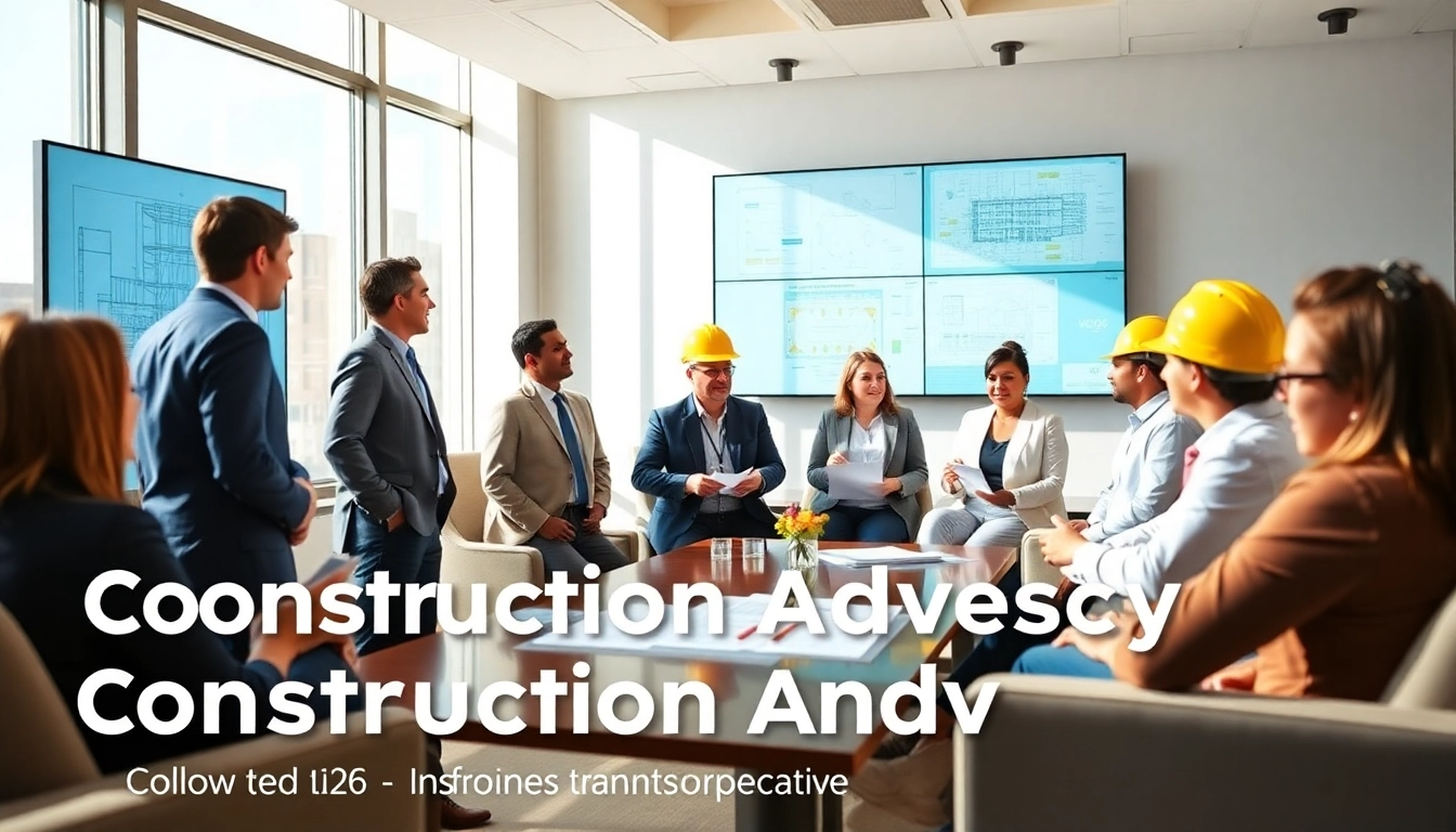 Engaging construction advocacy Colorado meeting showcasing diverse industry leaders collaborating on projects.