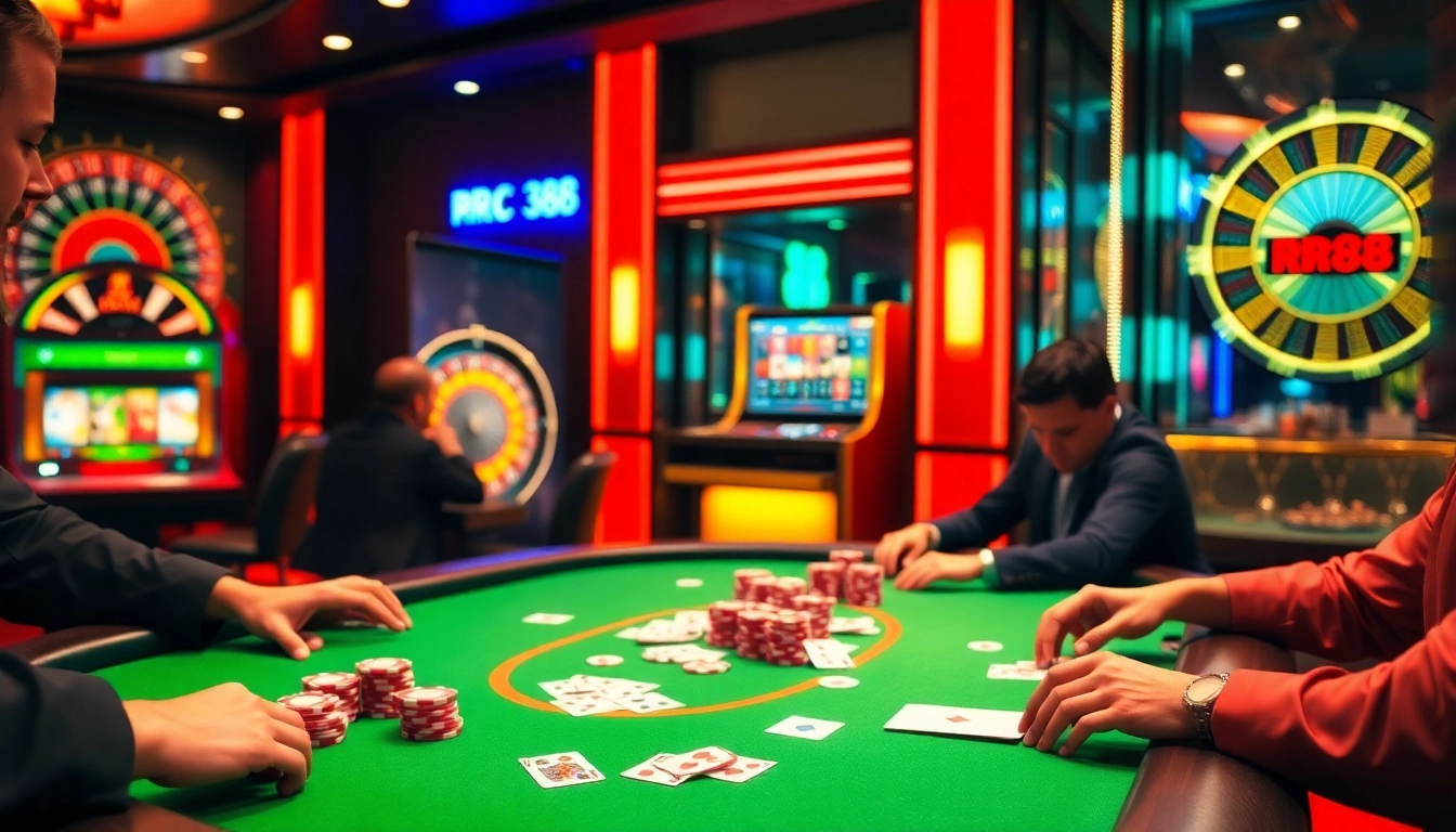 Experience thrilling gameplay at the RR88 link casino with vibrant poker action and exciting slot machines.