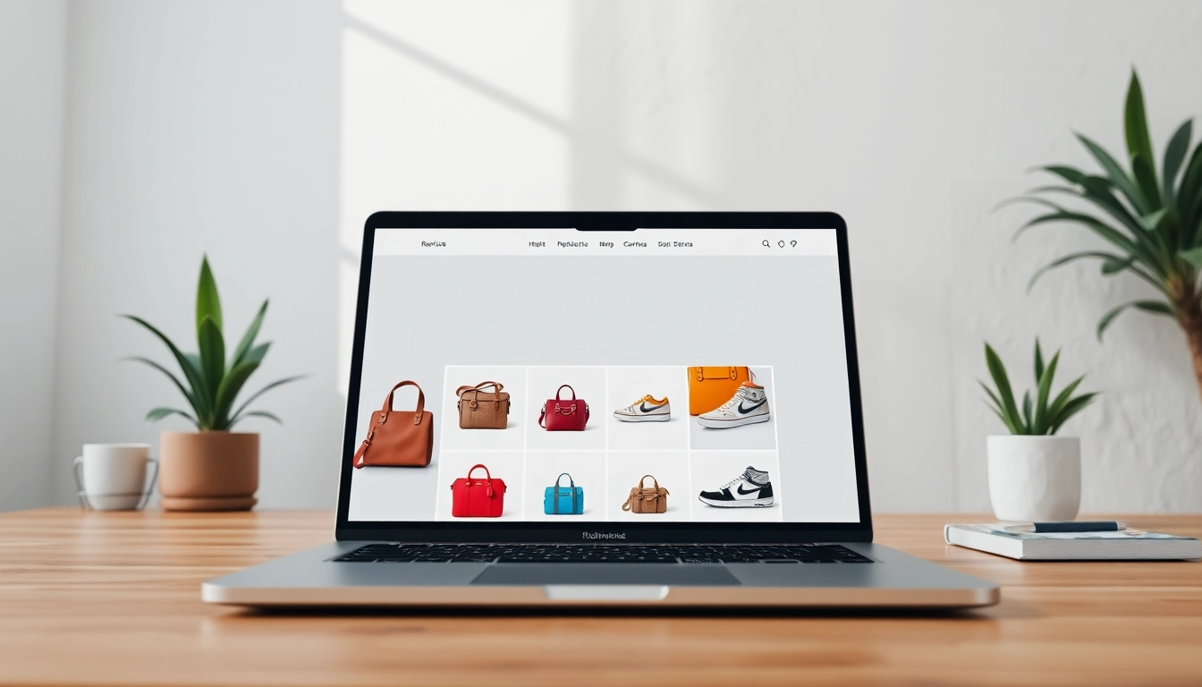 레플리카사이트 인터페이스가 포함된 현대적인 작업 공간 이미지