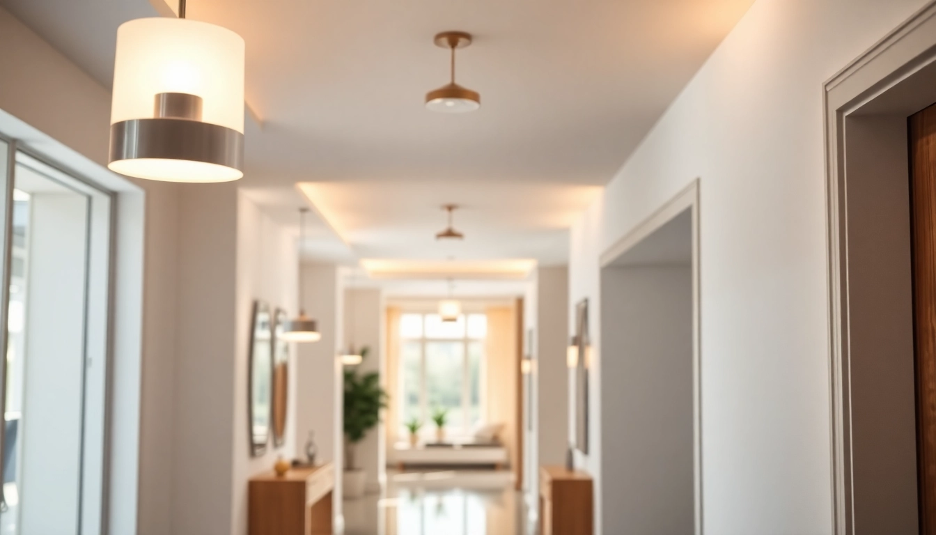 Enhance your space with stunning hallway lighting fixtures that illuminate your corridor beautifully.