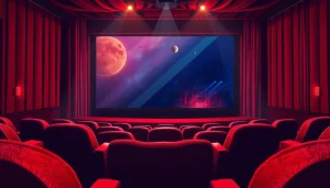 ดูหนังในโรงภาพยนตร์ที่มีบรรยากาศน่าตื่นเต้นด้วยเก้าอี้นั่งสบาย