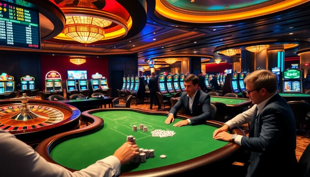 Vivez l'excitation du meilleur casino en ligne avec des joueurs de poker engageants et des jeux de table dynamiques.