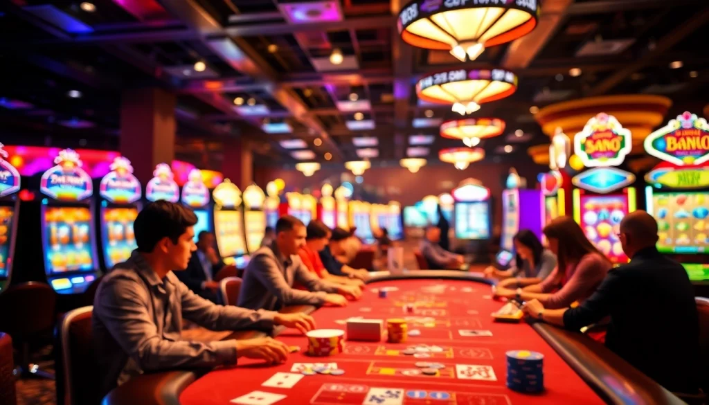 Experience thrills at the Best payout online casino Uk with vibrant gaming action and engaged players.