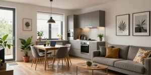 Gemütliche Monteurwohnung Hannover mit modernen Möbeln und guter Ausstattung.